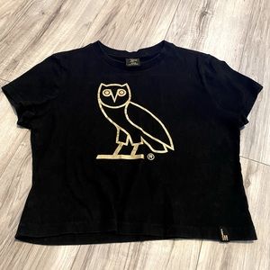 Ovo gold owl womens short tee